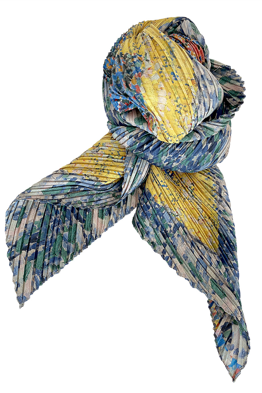 Vlam Πολύχρωμο Εμπριμέ Φουλάρι F-VLAM - Alexandra Tsoukala | Φουλάρια Scarves | Vlam Multicolor Printed Silk Scarf F-FORT