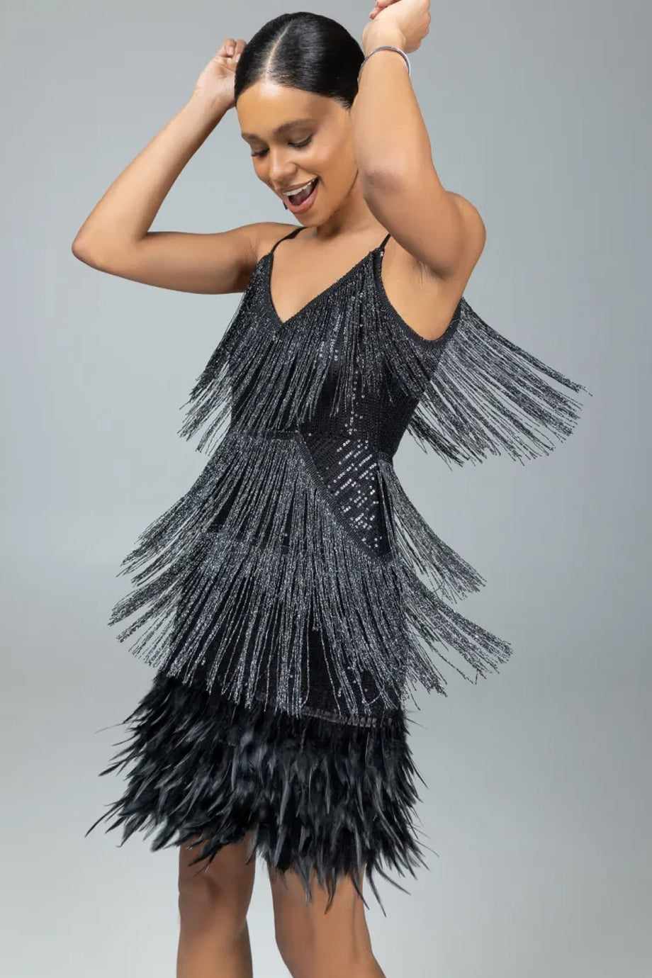 Miniabito Hailey con nappe