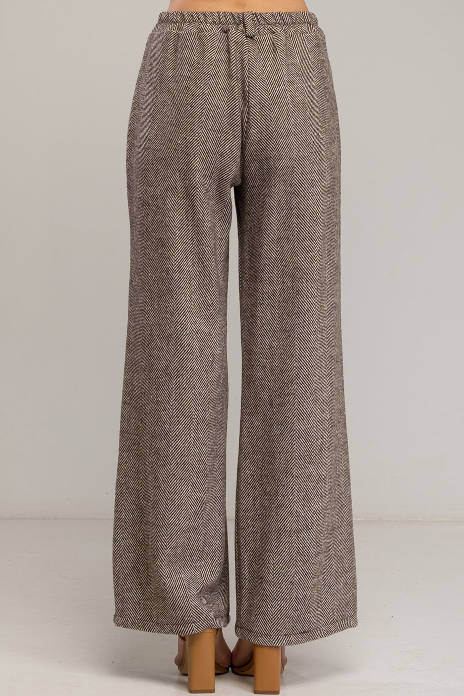 Odianne Herringbone Pattern Pants
