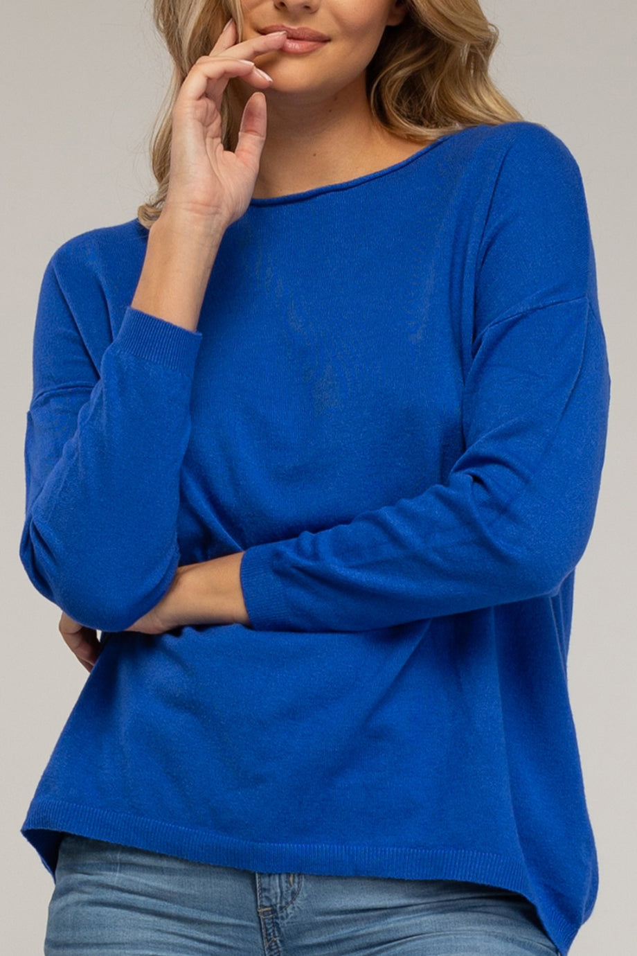 Naline Πλεκτή Μπλούζα με Μακριά Μανίκια | Τοπ, Μπλούζες Knits Knitwear| Naline Long-Sleeved Knit Top