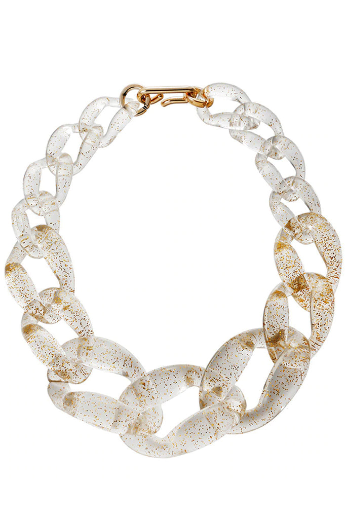 Arantha Διάφανο Ακρυλικό Κολιέ με σχέδιο Αλυσίδα | Κοσμήματα - Κολιέ